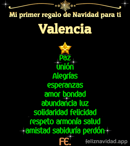 GIF Mi primer regalo de navidad para ti Valencia