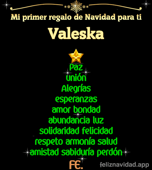 GIF Mi primer regalo de navidad para ti Valeska