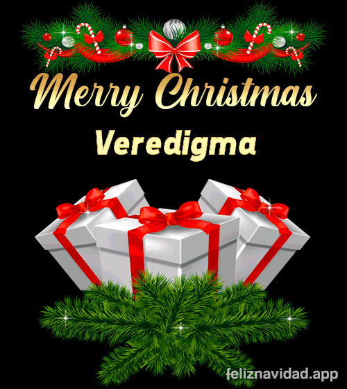 GIF Merry Christmas Veredigma