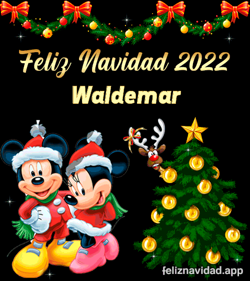 GIF Feliz Navidad 2022 Waldemar