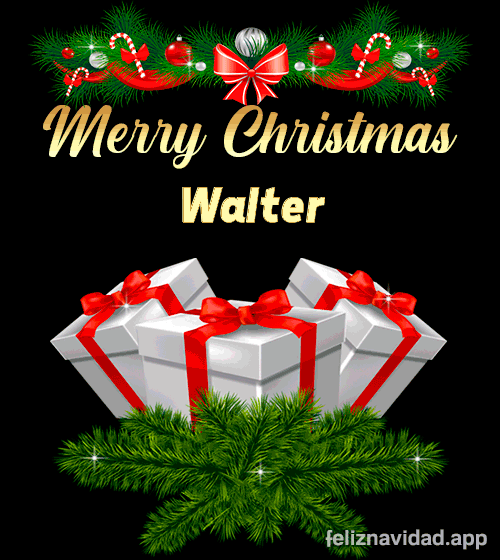 GIF Merry Christmas Walter