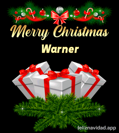 GIF Merry Christmas Warner
