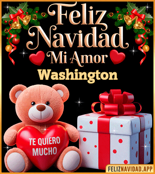 GIF Feliz Navidad mi Amor Washington