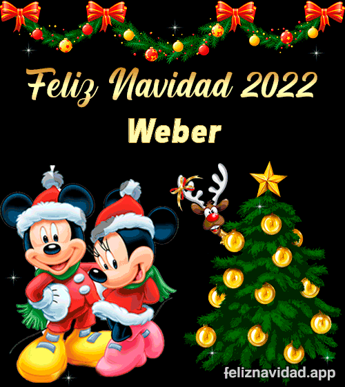 GIF Feliz Navidad 2022 Weber