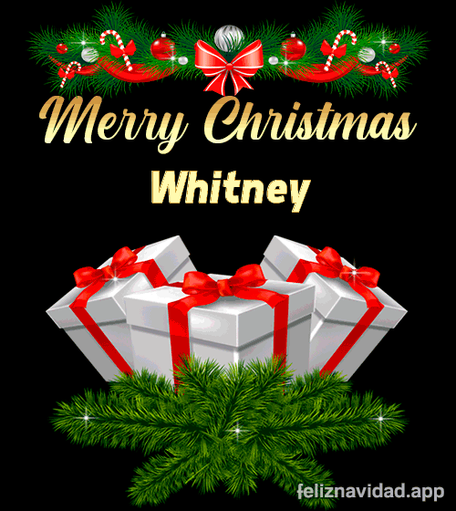 GIF Merry Christmas Whitney