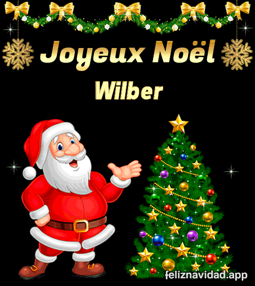 GIF Joyeux Noël Wilber