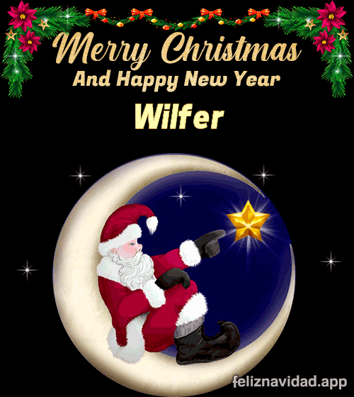 GIF Merry Christmas and Happy New Year Wilfer