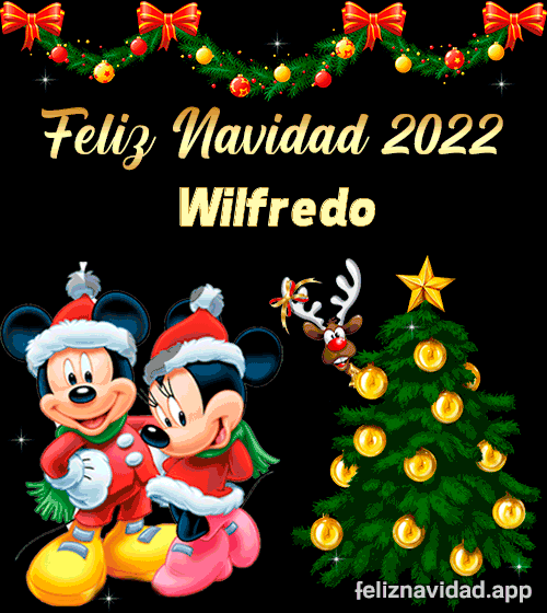 GIF Feliz Navidad 2022 Wilfredo