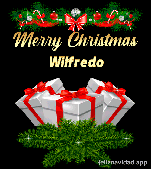 GIF Merry Christmas Wilfredo