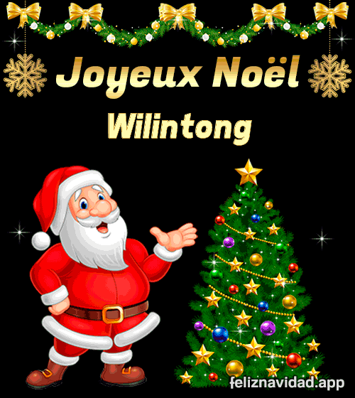 GIF Joyeux Noël Wilintong