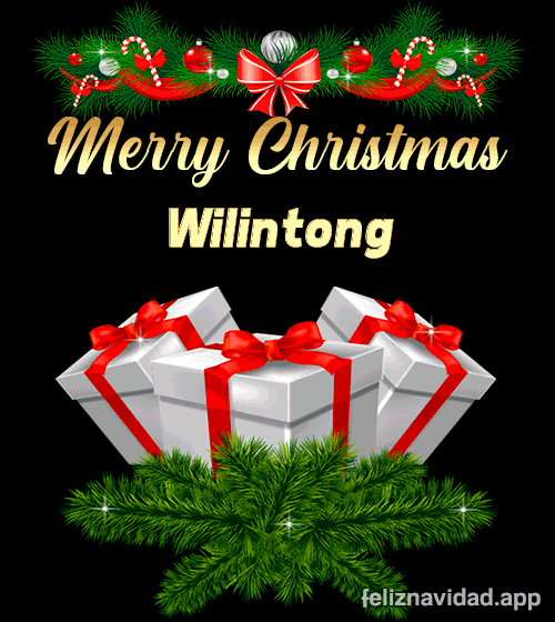 GIF Merry Christmas Wilintong