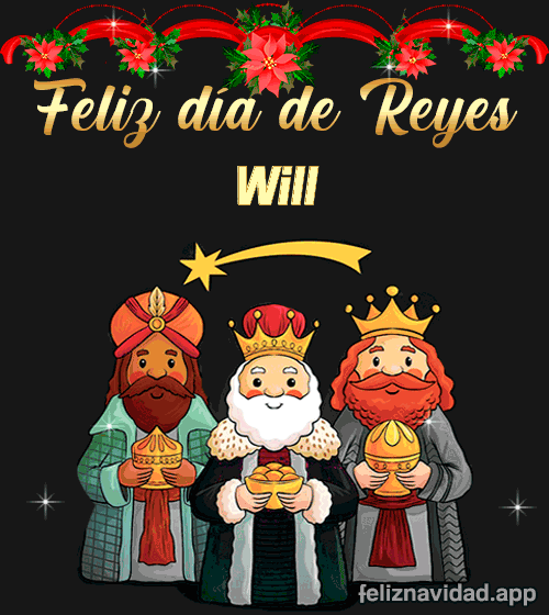 GIF Feliz día de Reyes Will