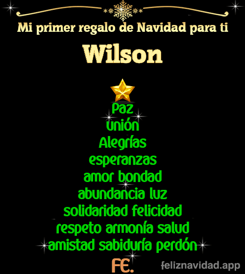 GIF Mi primer regalo de navidad para ti Wilson