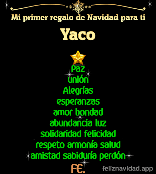 GIF Mi primer regalo de navidad para ti Yaco