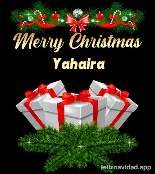 GIF Merry Christmas Yahaira