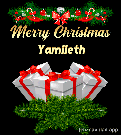 GIF Merry Christmas Yamileth