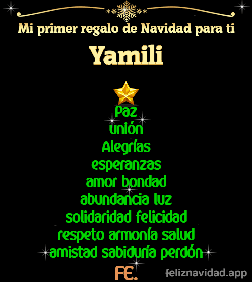 GIF Mi primer regalo de navidad para ti Yamili
