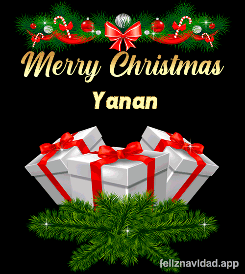 GIF Merry Christmas Yanan