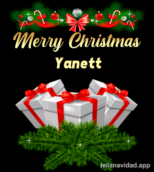 GIF Merry Christmas Yanett