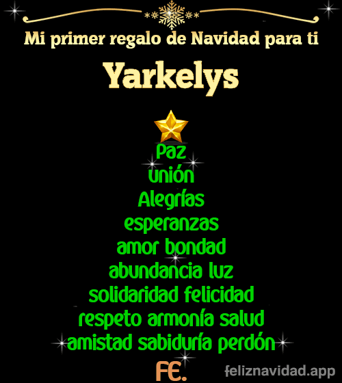 GIF Mi primer regalo de navidad para ti Yarkelys