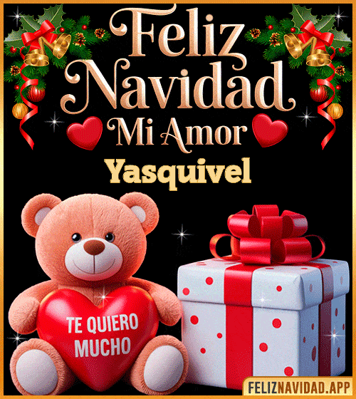 GIF Feliz Navidad mi Amor Yasquivel