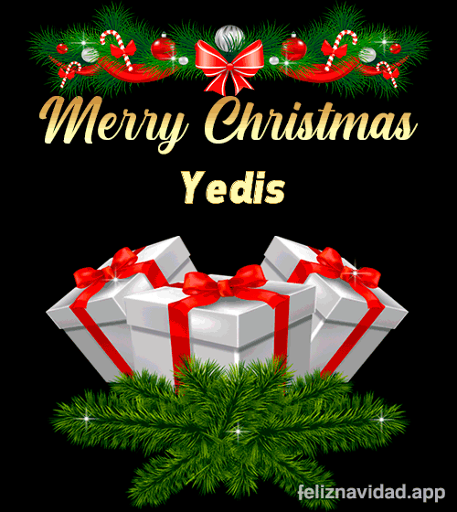 GIF Merry Christmas Yedis