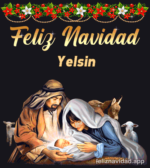 GIF Feliz Navidad Yelsin