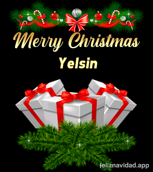 GIF Merry Christmas Yelsin