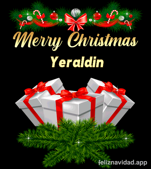 GIF Merry Christmas Yeraldin