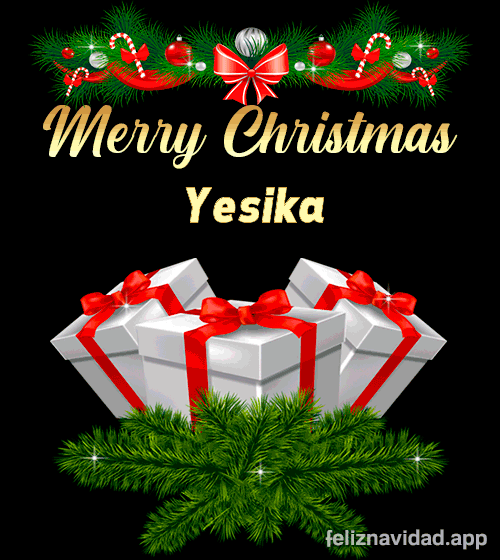 GIF Merry Christmas Yesika