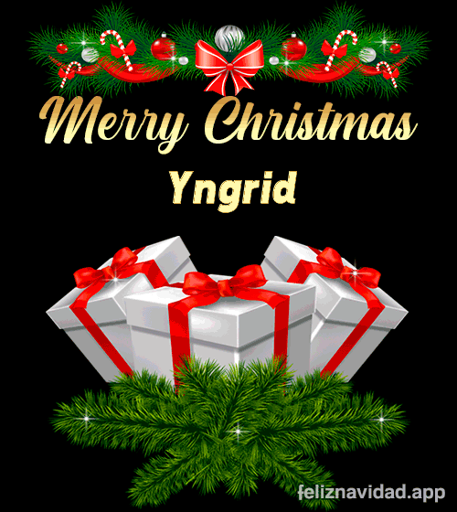 GIF Merry Christmas Yngrid