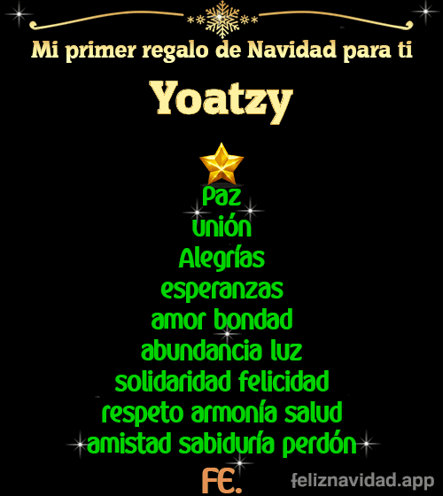GIF Mi primer regalo de navidad para ti Yoatzy