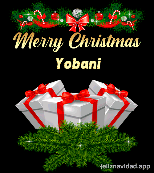 GIF Merry Christmas Yobani