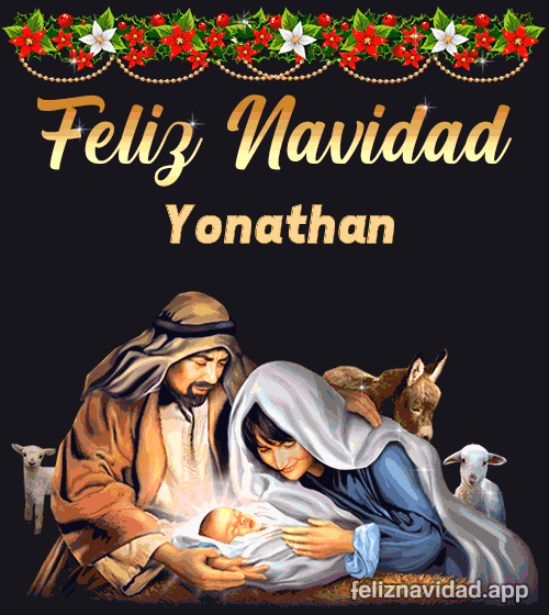 GIF Feliz Navidad Yonathan