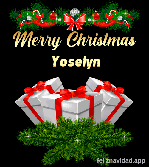 GIF Merry Christmas Yoselyn