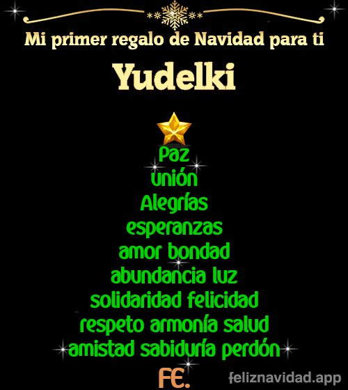 GIF Mi primer regalo de navidad para ti Yudelki