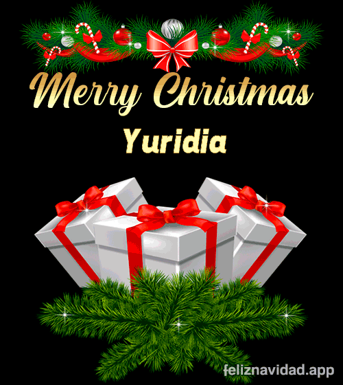 GIF Merry Christmas Yuridia