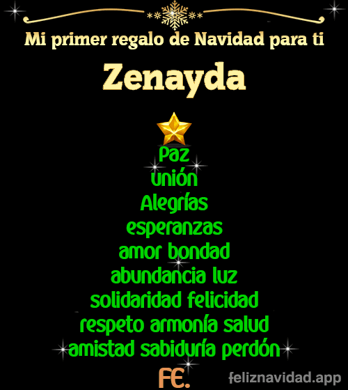 GIF Mi primer regalo de navidad para ti Zenayda