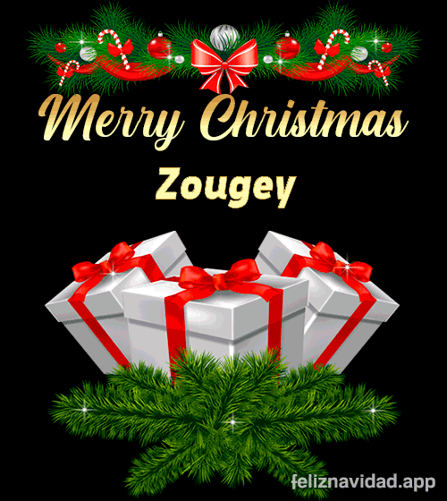 GIF Merry Christmas Zougey