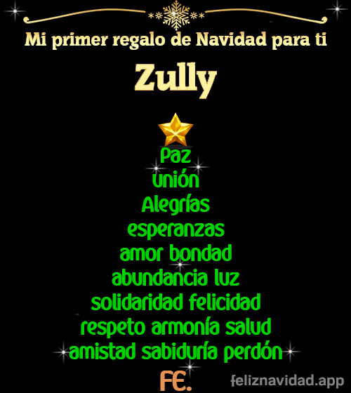 GIF Mi primer regalo de navidad para ti Zully