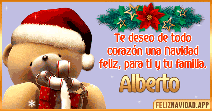 Feliz Navidad Alberto